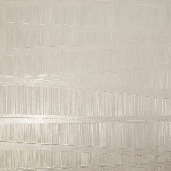 Maya Romanoff Conduit Gauged Greige Wallpaper Sample MR-W-78-1176-S