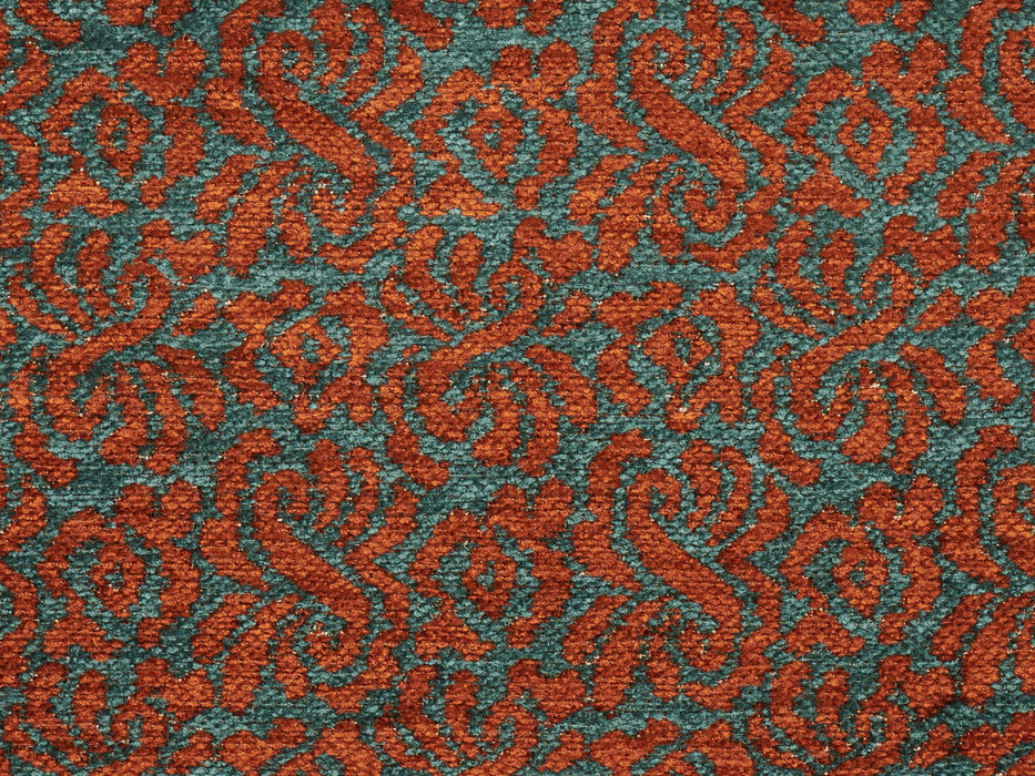 Le Manach Bourbon Fabric Sample L4602_BOURBON_C517_C535_VERSO