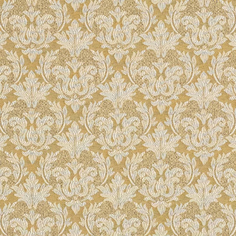 Charlotte Gold Trellis Fabric D3249