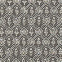 Charlotte Midnight Ornate Fabric D3288