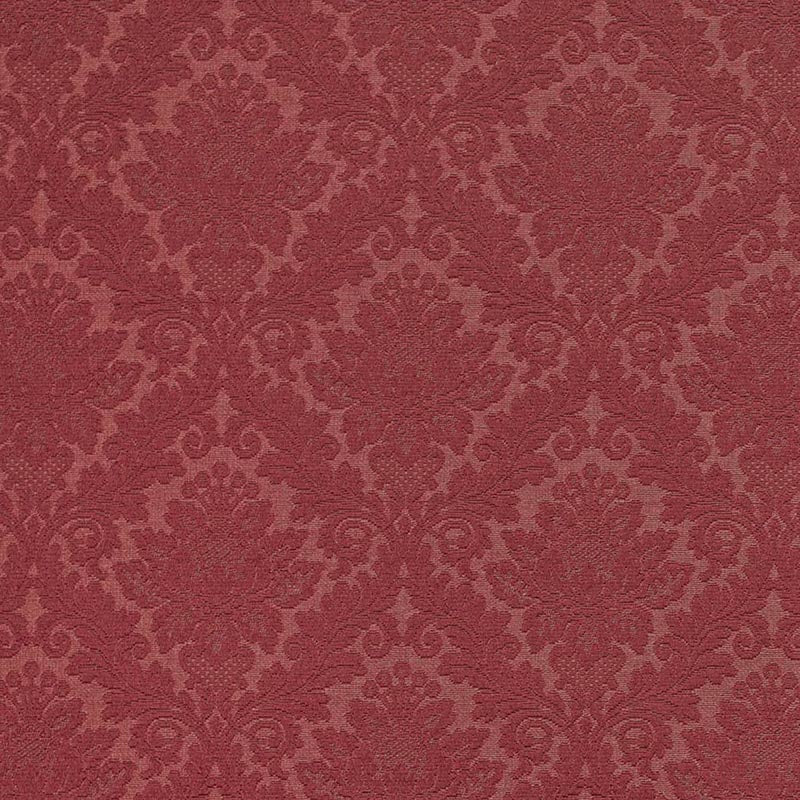 Charlotte Red Damask Fabric Sample D3567