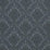 Charlotte Indigo Damask Fabric D3568