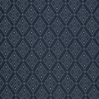 Charlotte Navy Lily Fabric D4060