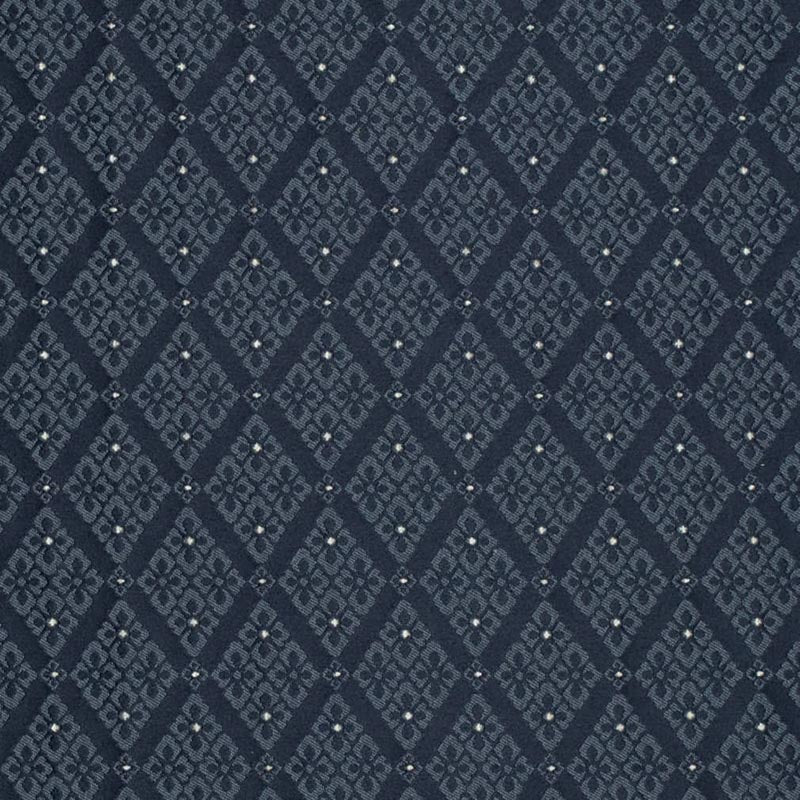 Charlotte Navy Lily Fabric D4060