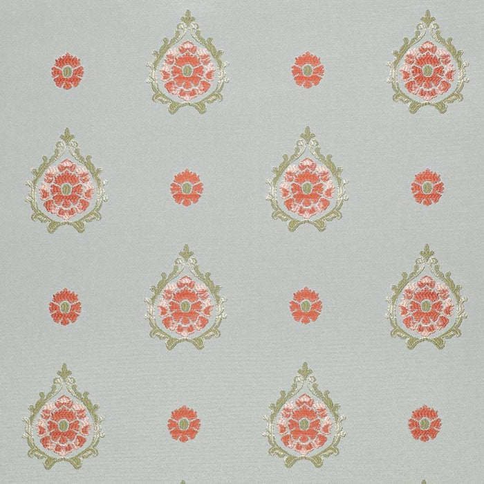 Charlotte Aurora Aqua Fabric Sample D4415
