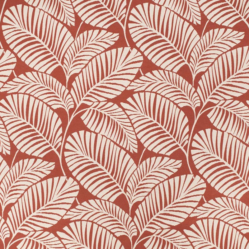 Charlotte Palm Poppy Fabric Sample D4560