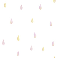 Seabrook Designs Raindrops Strawberry Lemonade Wallpaper DA60001