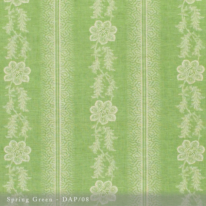 Lisa Fine Daphne Spring Green Fabric Sample DAP-07