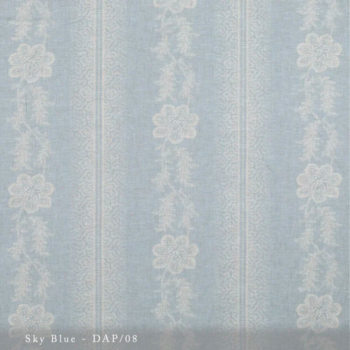 Lisa Fine Daphne Sky Blue Fabric Sample DAP-08