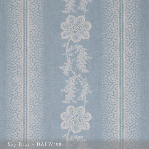Lisa Fine Daphne Wallpaper Sky Blue Wallpaper DAPW-08