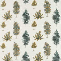 Sanderson Fernery Embroidery Forest Green Fabric DARF237320