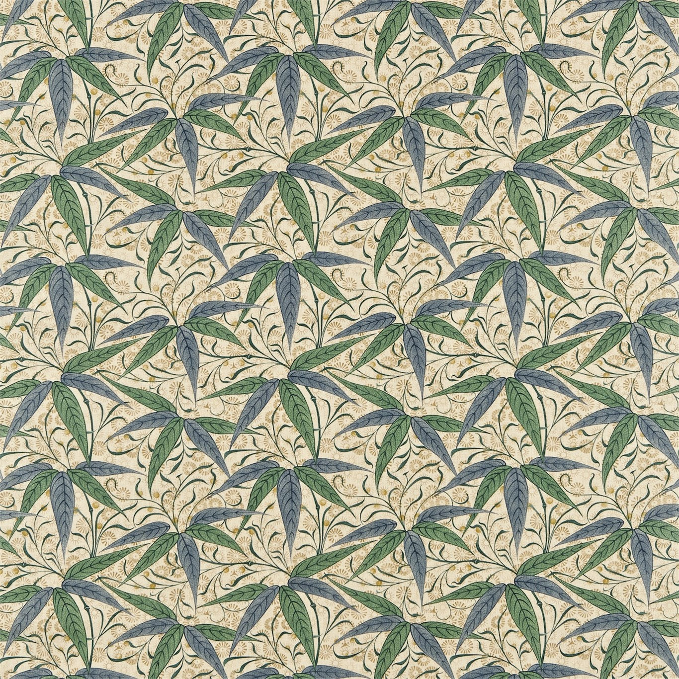 Morris & Co Bamboo Thyme/Artichoke Fabric Sample DARP222526