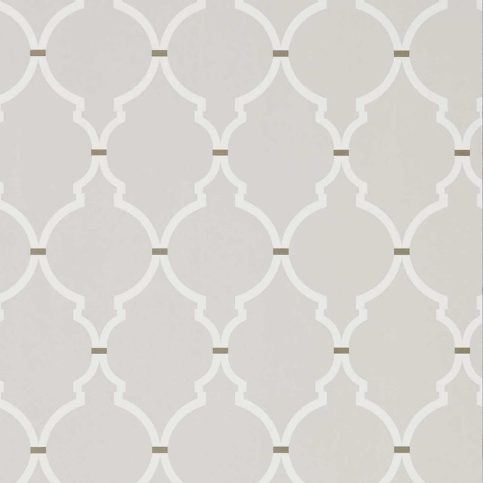 Sanderson Empire Trellis Silver/Calico Wallpaper Sample DART216335