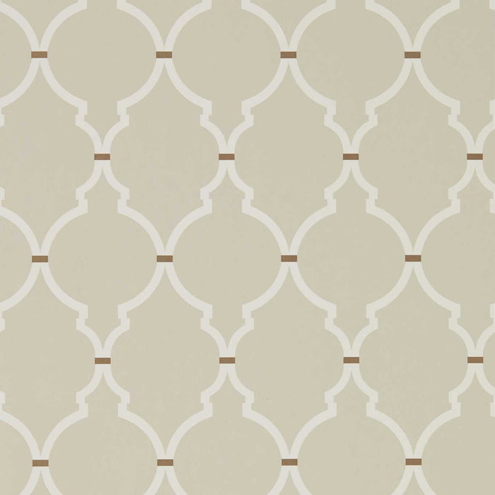 Sanderson Empire Trellis Linen/Cream Wallpaper Sample DART216337
