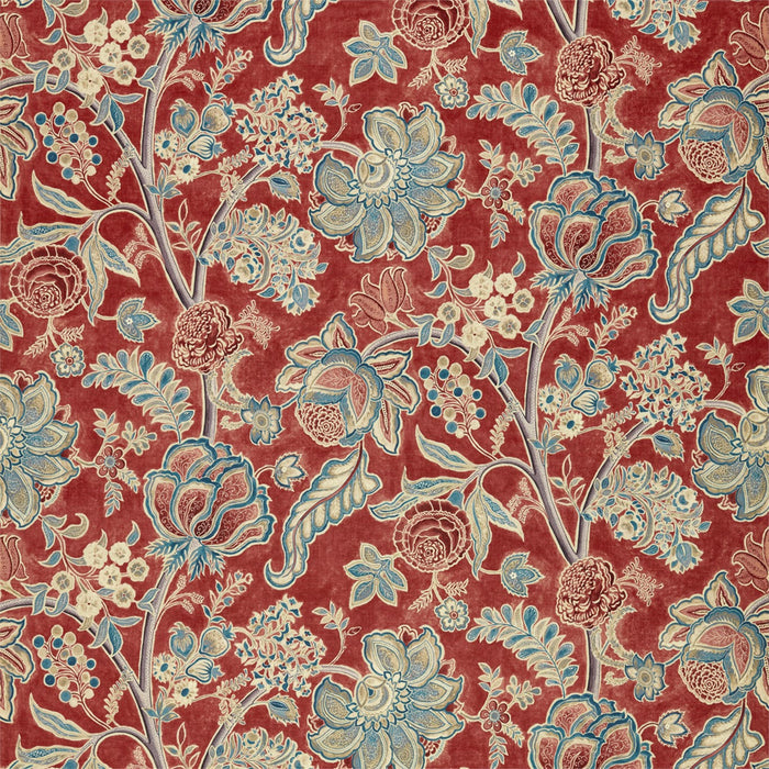 Sanderson Shalimar Ruby/Teal Fabric Sample DART226320