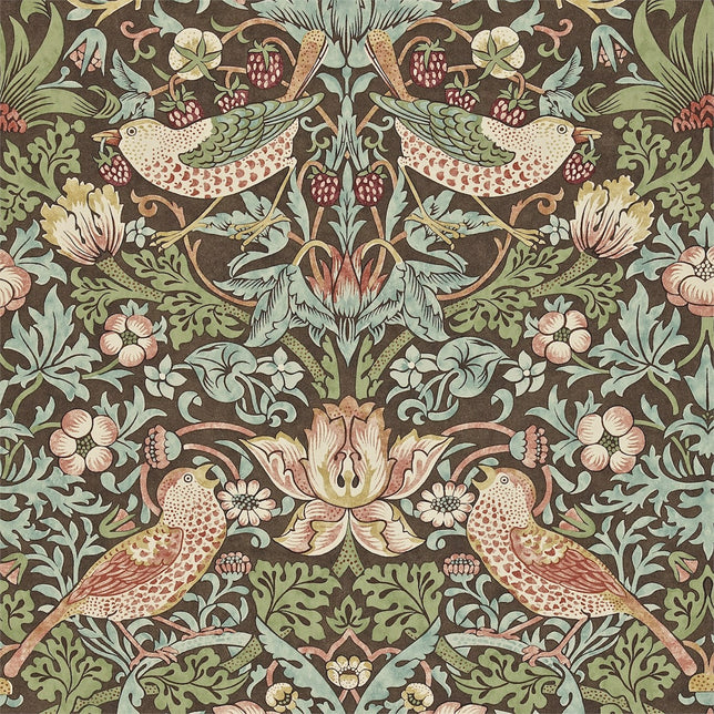 Morris & Co Strawberry Thief Wine MOW0171-02 Sample | 40% Off (Samples)