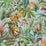Daisy Bennett Tropical Leopard  Gloss Sky Blue Wallpaper DB20102