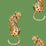 Daisy Bennett Leopard King Green Wallpaper DB20204