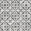 Daisy Bennett Sorento Tile Black Wallpaper Sample DB20500