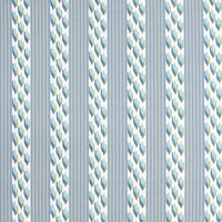Sanderson Musafir Persian Blue/Cardomom Fabric DBOT237532