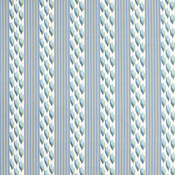 Sanderson Musafir Persian Blue/Cardomom Fabric Sample DBOT237532