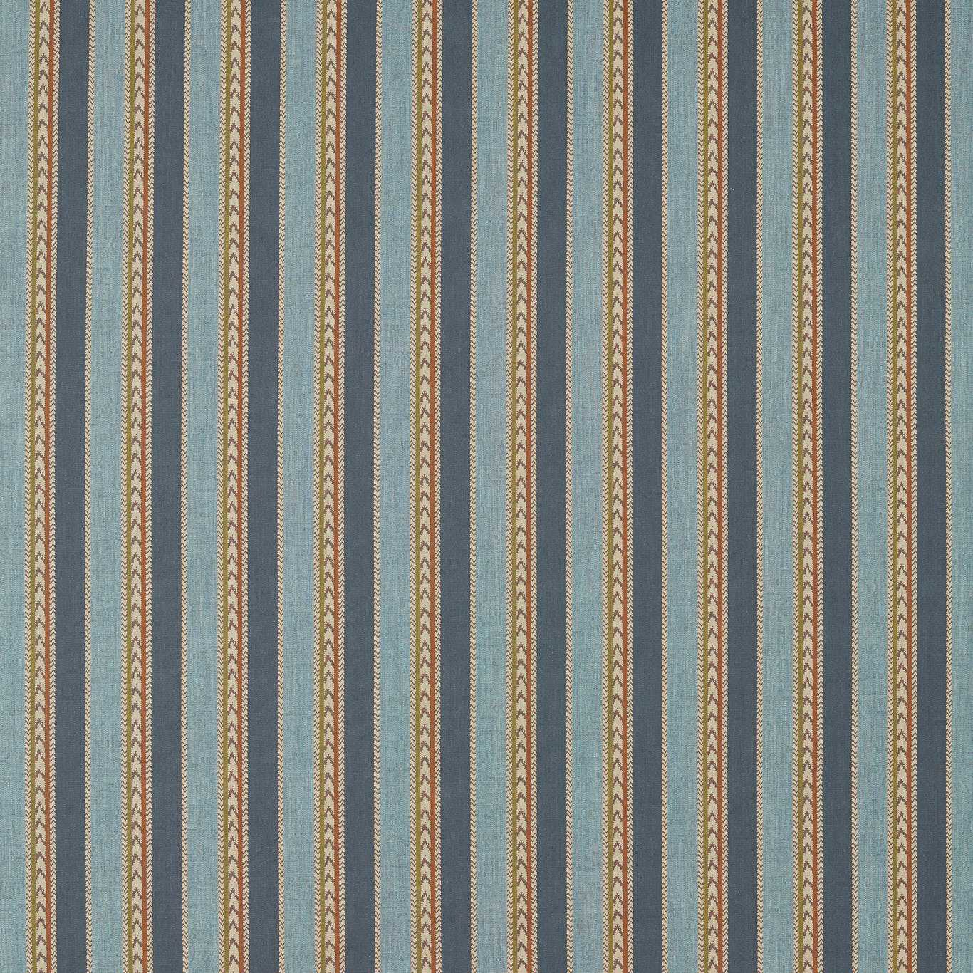 Sanderson Belari Woad/Harissa Fabric Sample DBOT237534