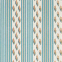Sanderson Musafir Udaipur Blue/Cinnamon Wallpaper DBOW217444