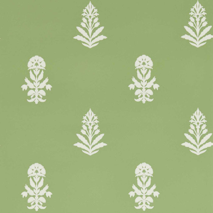 Sanderson Dabu Botany Green Wallpaper Sample DBOW217465