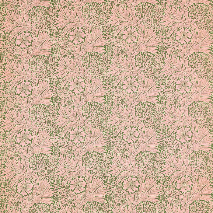 Morris & Co Marigold Olive/Pink Fabric Sample DBPF226847