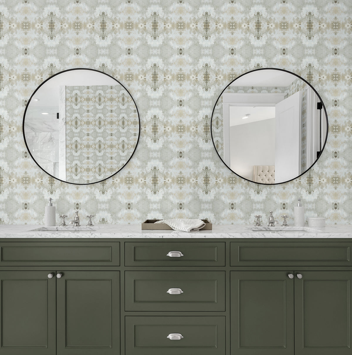 Daisy Bennett Kaleidoscope Grey Wallpaper Sample DBW1002