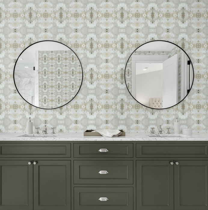 Daisy Bennett Kaleidoscope Grey Wallpaper Sample DBW1002