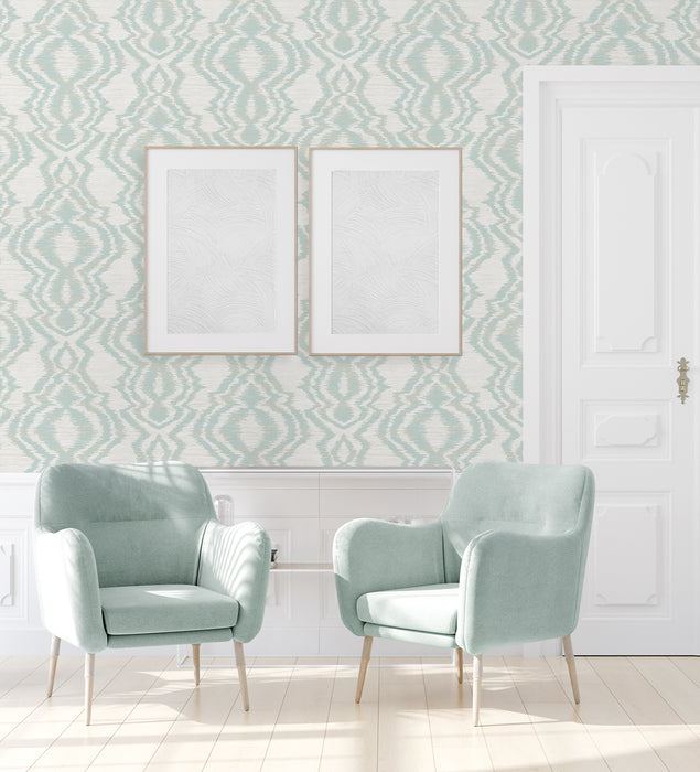 Daisy Bennett Moirella Seaglass Wallpaper Sample DBW8002