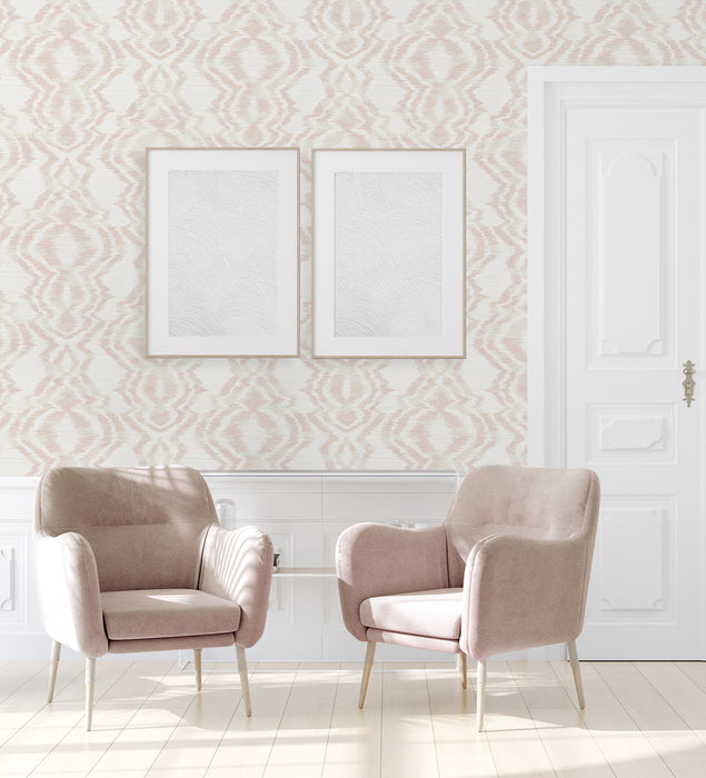 Daisy Bennett Moirella Blush Wallpaper Sample DBW8006