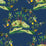 Daisy Bennett Citrus Hummingbird Navy Blue Wallpaper DBW9002