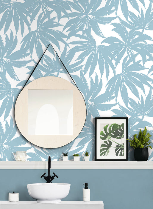 Daisy Bennett Palma Light Blue Wallpaper Sample DBW9110