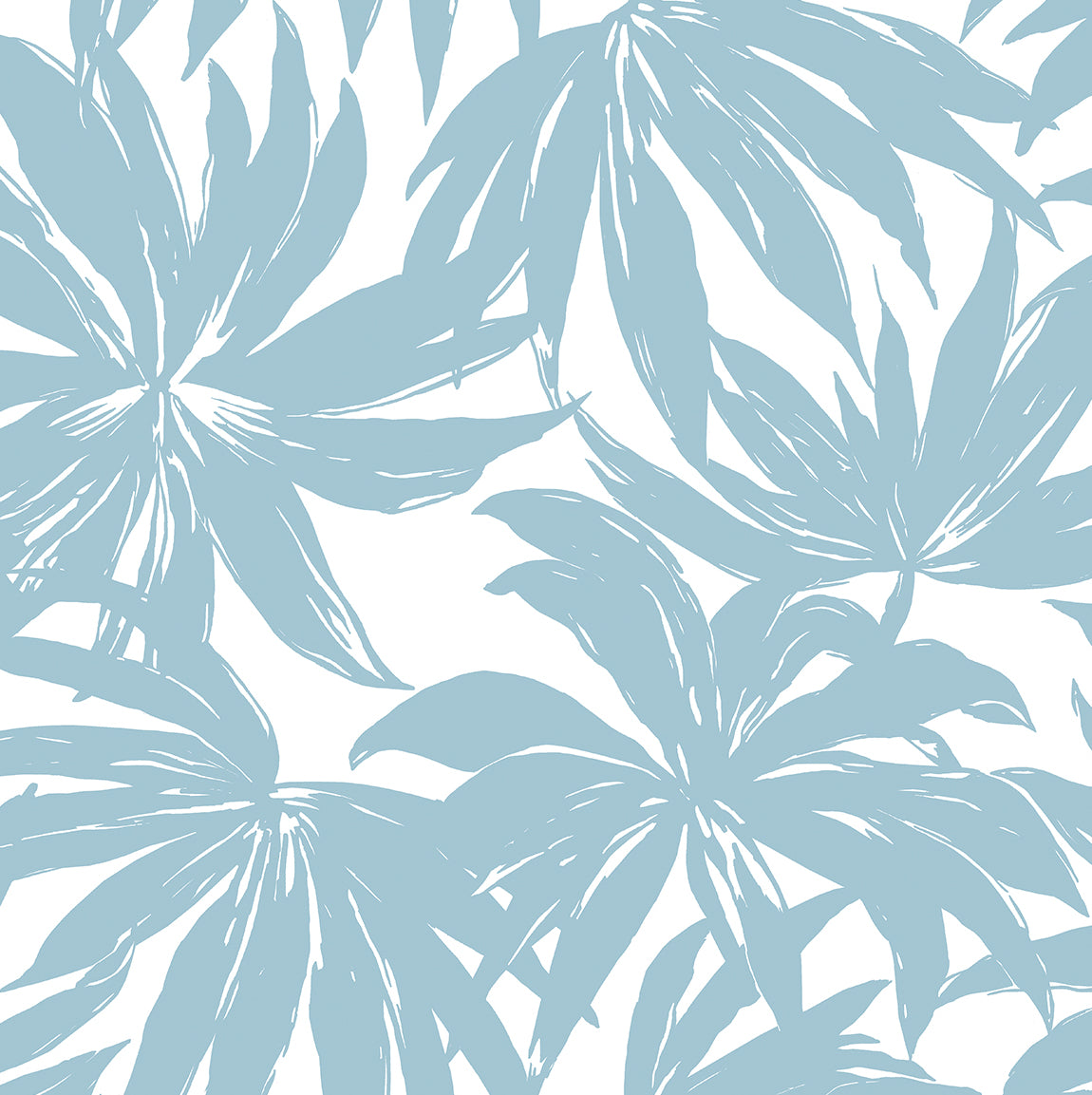 Daisy Bennett Palma Light Blue Wallpaper Sample DBW9110