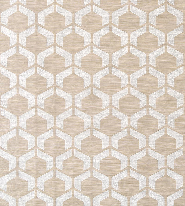 Old World Weavers Craquele Straw Fabric Sample DBD2970003