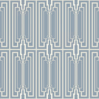 Seabrook Designs Manhattan Peacock Wallpaper DC60002