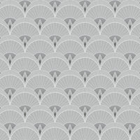 Seabrook Designs Chrysler Arches Argos Grey Wallpaper DC60305