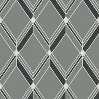 Seabrook Designs Brooklyn Diamond Mysterious Wallpaper DC60504