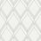 Seabrook Designs Brooklyn Diamond Metallic Silver Wallpaper Sample DC60510