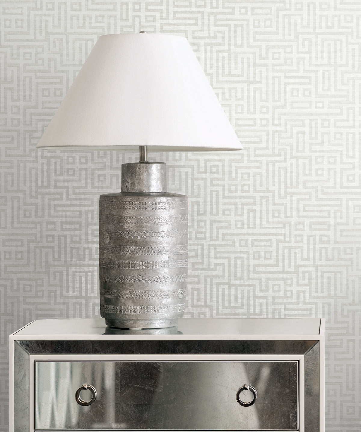 Seabrook Designs Rockefellar Maze Margalo Wallpaper DC60900