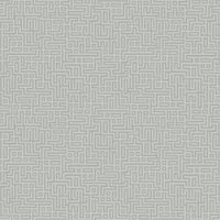 Seabrook Designs Rockefellar Maze Slate Grey Wallpaper DC60906