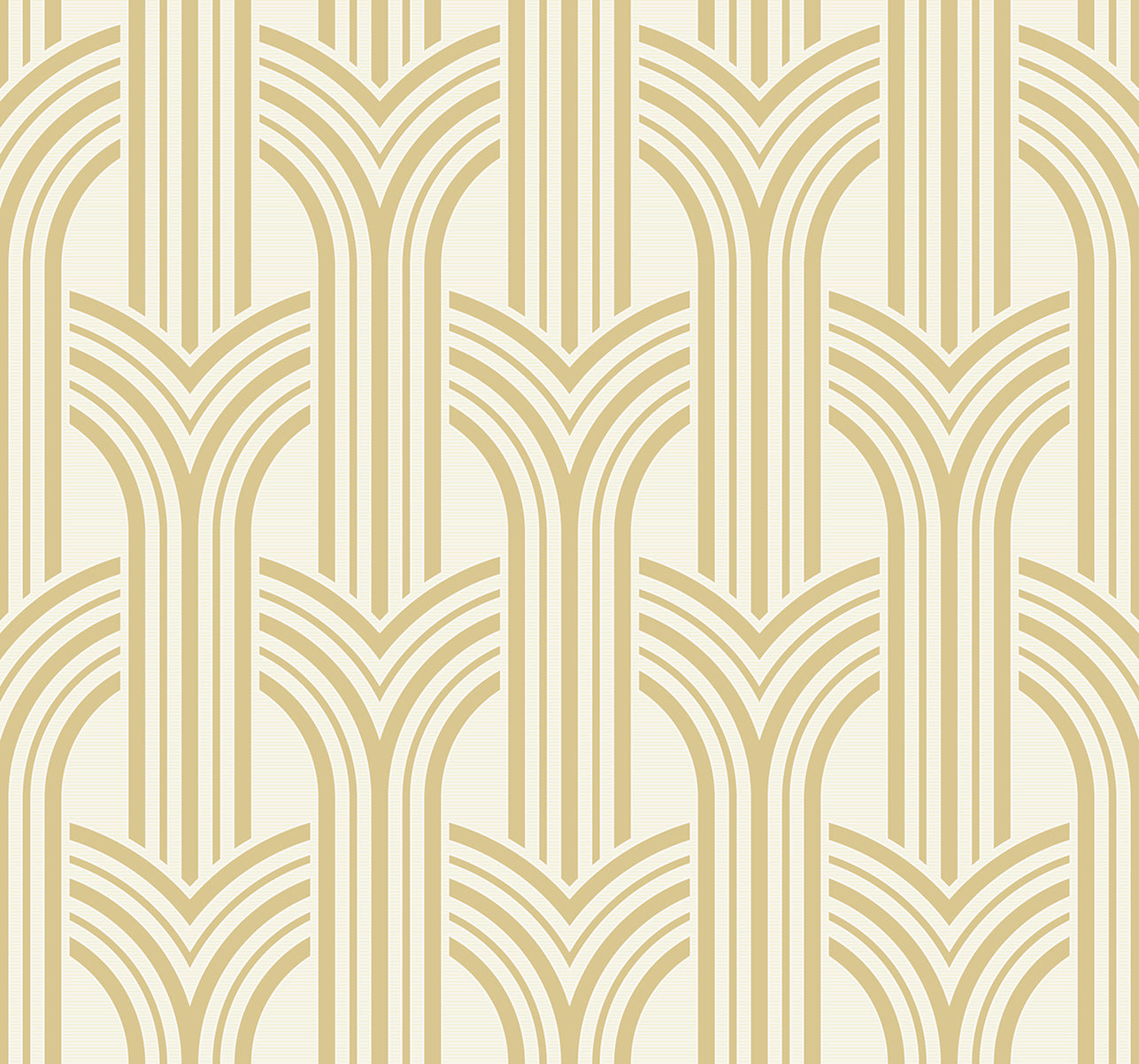 Seabrook Designs Broadway Arches Golden Nugget Wallpaper DC61303