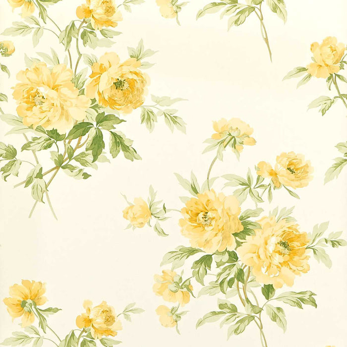Sanderson Adele Primrose/ Ivory Wallpaper Sample DCAVAD102