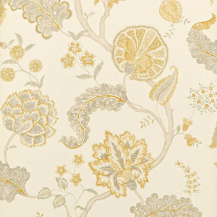 Sanderson Palampore Silver/ Gold Wallpaper Sample DCAVPA105