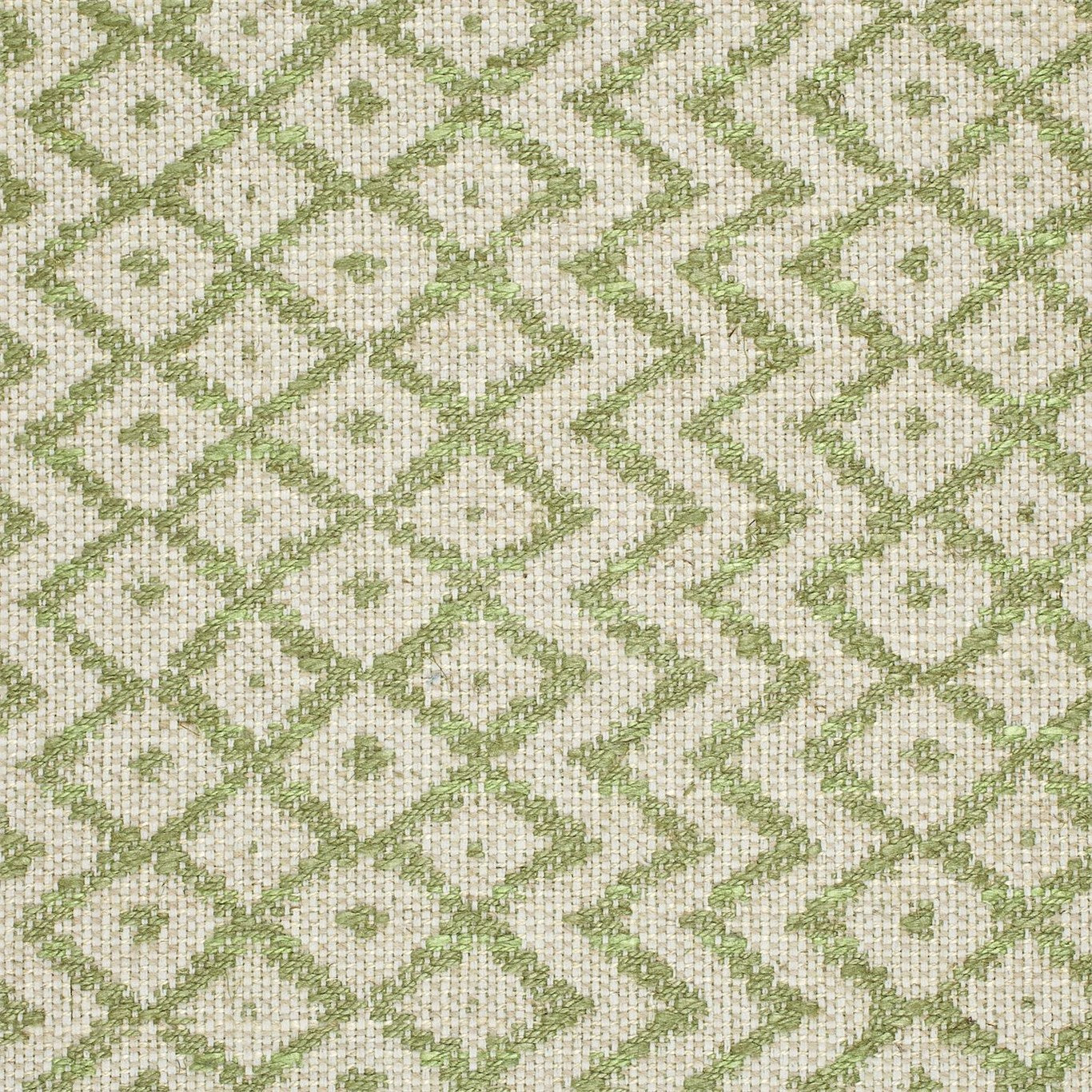 Sanderson Cheslyn Olive/ Cream 232029 Fabric Sample DCLO232029