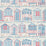 Sanderson Beach Huts Nautical Wallpaper Sample DCOA216559