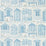Sanderson Beach Huts Marine Wallpaper Sample DCOA216560