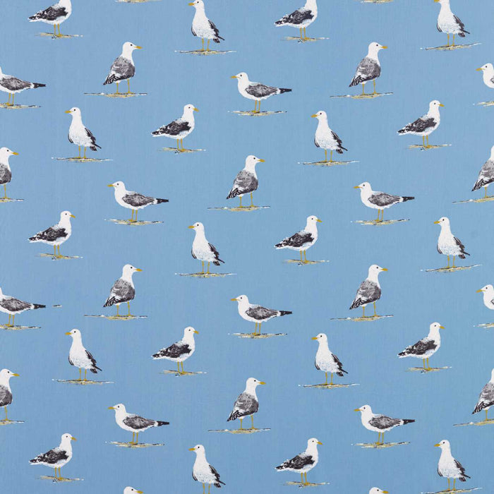 Sanderson Shore Birds Marine Fabric Sample DCOA226492